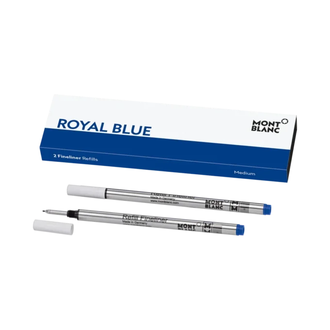2 recharges Fineliner, bleu royal – Medium