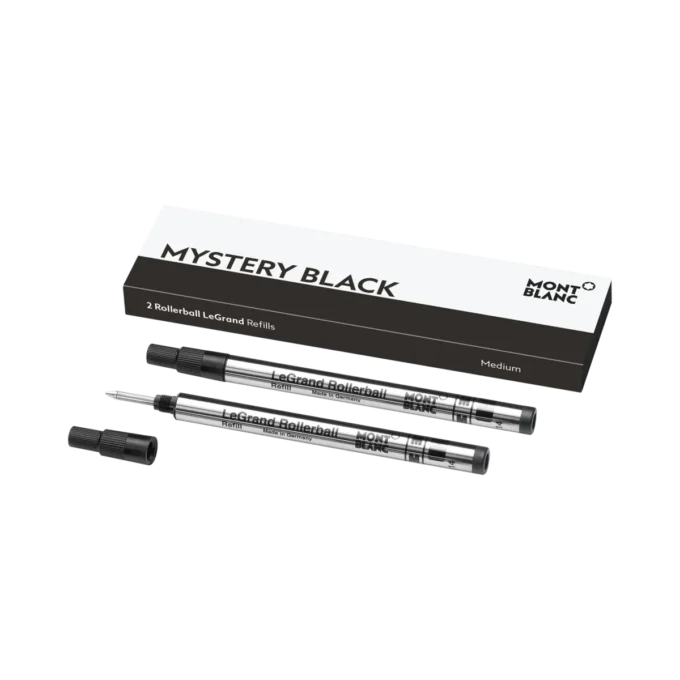2 recharges Rollerball LeGrand, noir mystère – Fine
