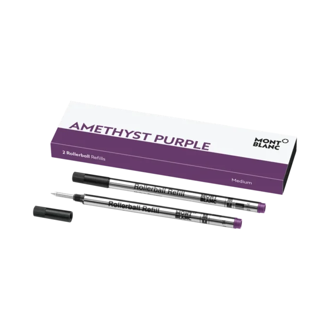 2 recharges Rollerball, violet améthyste – Medium