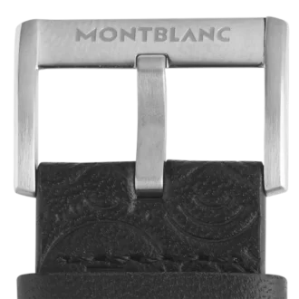 Around the World in 80 Days Year 2 Edition – Bracelet en cuir de veau avec boucle ardillon grise