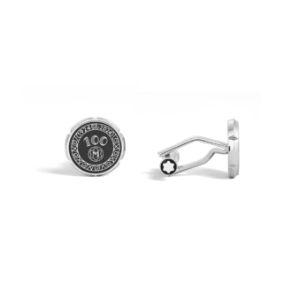 Boutons de manchette Meisterstück Nib Décor 100 ans noir
