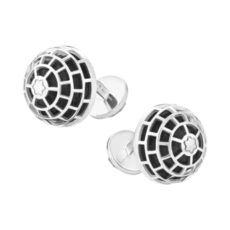 Boutons de manchette Montblanc Meisterstück avec pierre d&rsquo;onyx