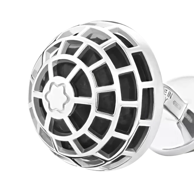 Boutons de manchette Montblanc Meisterstück avec pierre d&rsquo;onyx