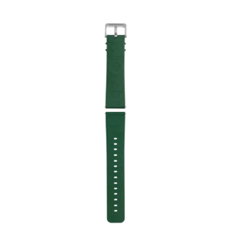 Bracelet en caoutchouc vert avec logo