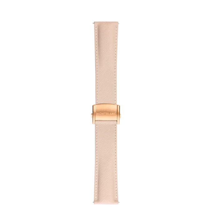 Bracelet en cuir crème