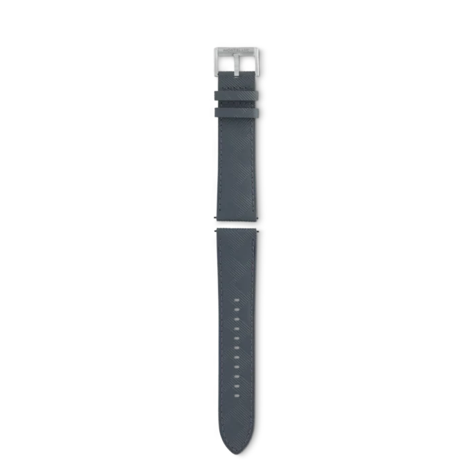 Bracelet en cuir de veau gris Montblanc Extreme 3.0 avec boucle ardillon