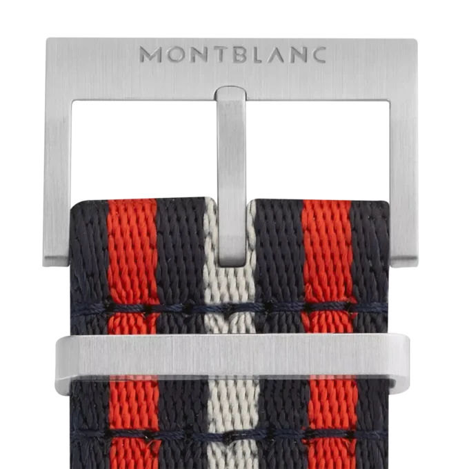 Bracelet en nylon rouge et bleu