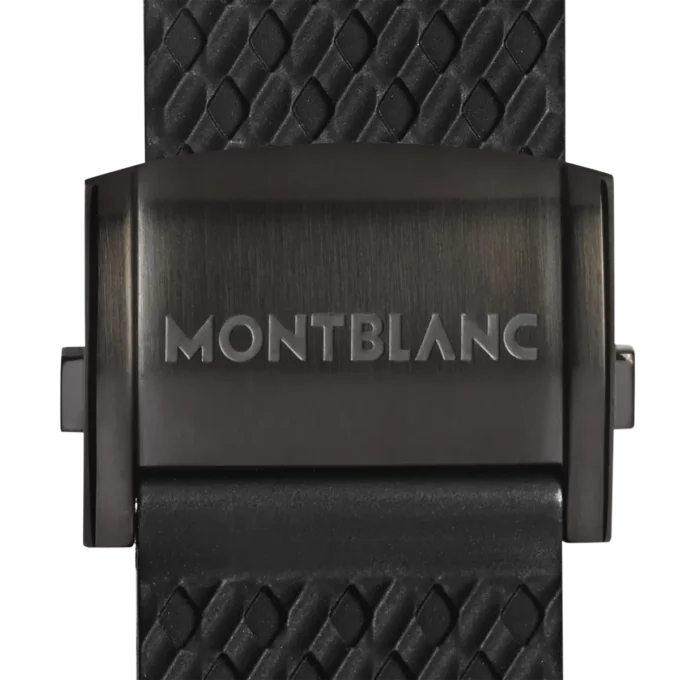 Bracelet sport en caoutchouc noir