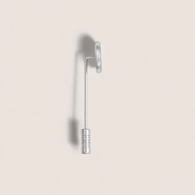 Broche de revers Great Characters Hommage à Gatsby le Magnifique en acier inoxydable