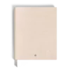 Carnet de notes grand format, cuir Saffiano, beige nuageux – Pages lignées