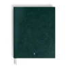 Carnet de notes grand format, cuir Saffiano, vert britannique – Pages lignées