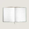 Carnet de notes grand format, cuir Saffiano, vert britannique – Pages lignées