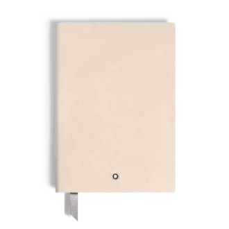 Carnet de notes moyen, cuir Saffiano, beige nuageux – Pages lignées