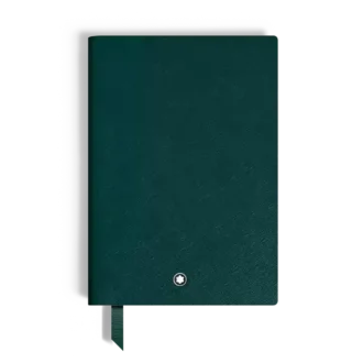 Carnet de notes moyen, cuir Saffiano, vert britannique – Pages lignées