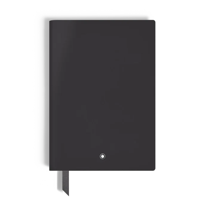 Carnet de notes moyen en cuir souple, pages lignées