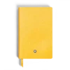 Carnet de notes petit format, cuir Saffiano, jaune Modena – Pages lignées