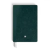 Carnet de notes petit format, cuir Saffiano, vert britannique – Pages lignées