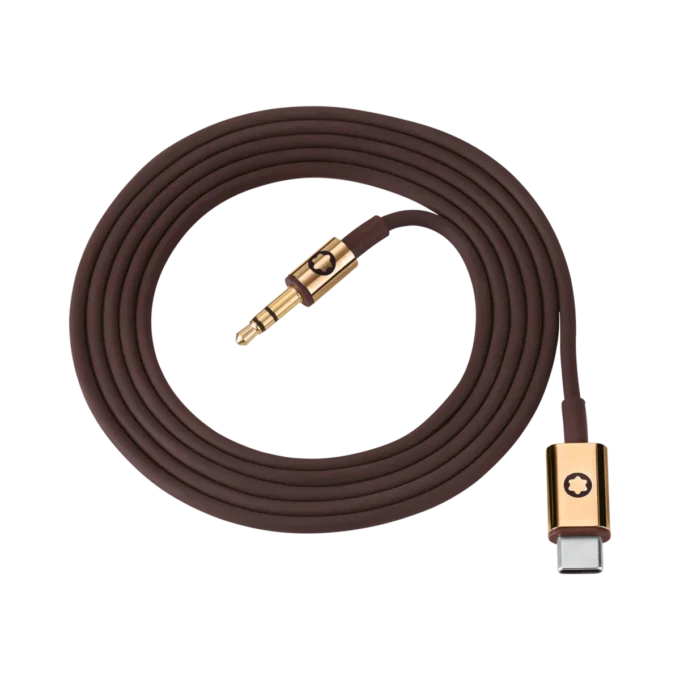 Câble marron pour casque Montblanc MB 01