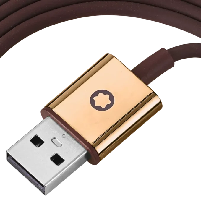 Câble marron pour casque Montblanc MB 01