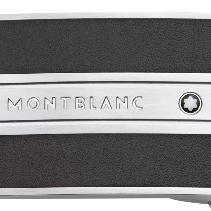 Ceinture réversible en cuir noir/marron 30 mm