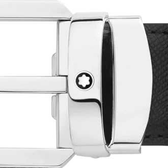 Ceinture réversible en cuir noir/marron 30 mm