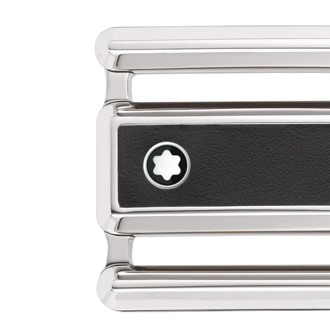 Ceinture réversible en cuir noir/marron 30 mm