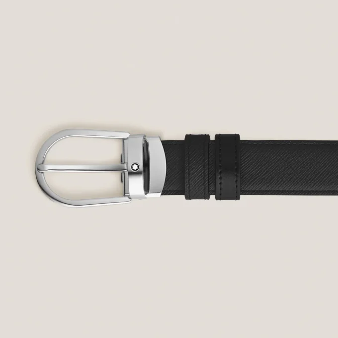 Ceinture réversible Horseshoe 30 mm en cuir Sartorial