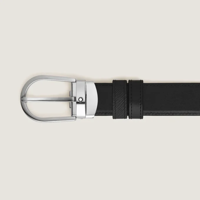 Ceinture réversible Horseshoe 30 mm en cuir Sartorial