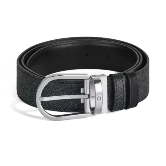 Ceinture réversible Horseshoe 35 mm en cuir Sartorial