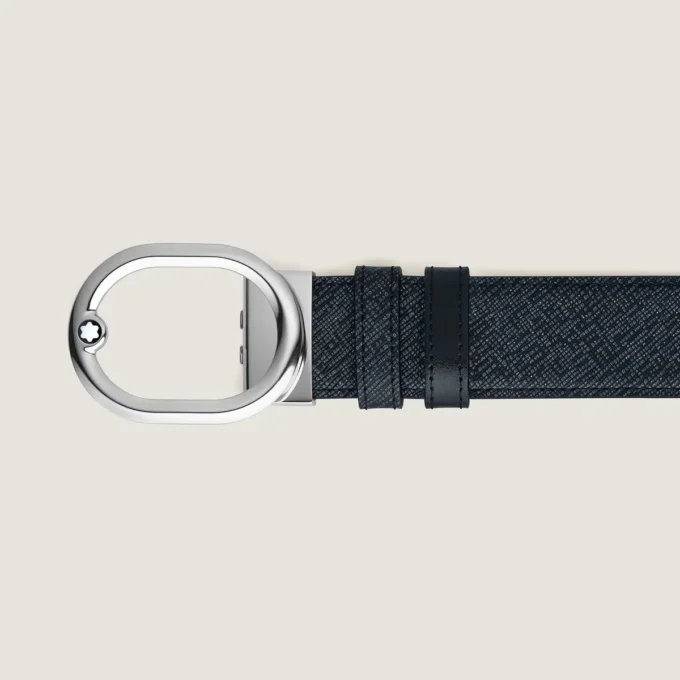 Ceinture réversible L&rsquo;Ovale 35 mm en cuir Sartorial