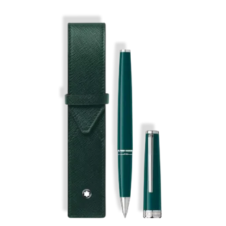 Coffret avec roller PIX Deep Green et pochette Montblanc Envelope 1-Pen Coffret avec roller PIX Deep Green et pochette Montblanc Envelope 1-Pen