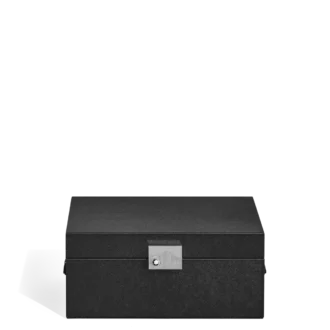 Coffret collector pour instruments d&rsquo;écriture en cuir noir