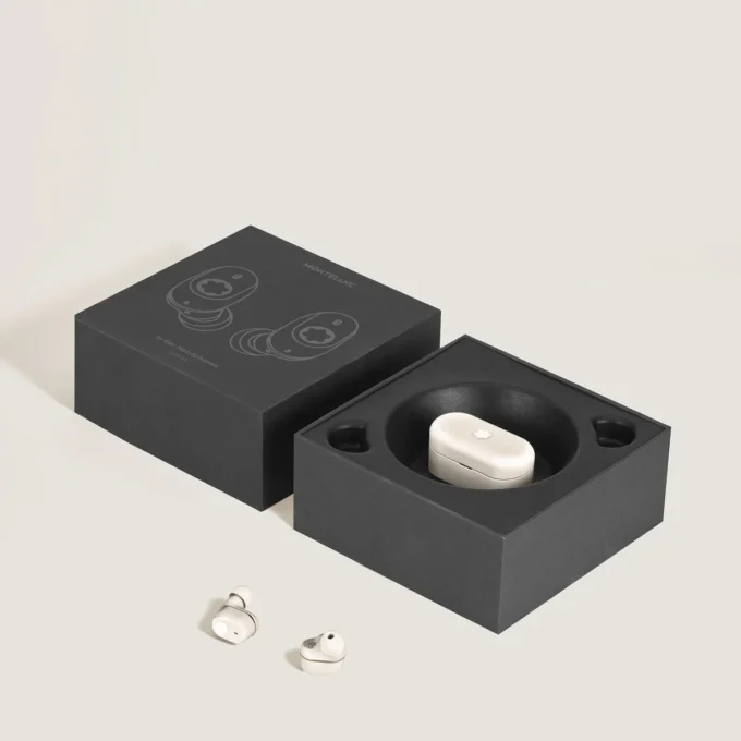 Écouteurs intra-auriculaires Montblanc MTB 03 couleur ivoire