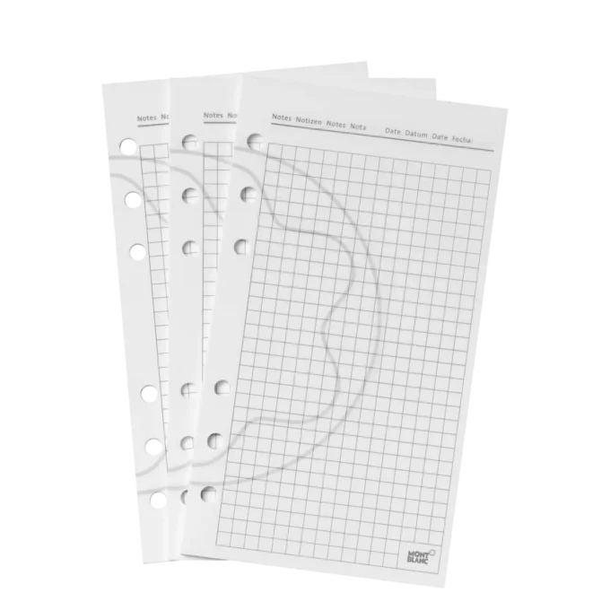 Feuilles quadrillées moyennes