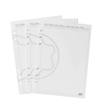 Feuilles vierges grand format