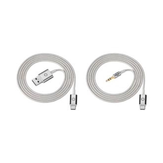 Jeu de câbles gris pour casque Montblanc MB 01