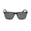 Lunettes de soleil carrées avec monture en acétate noir