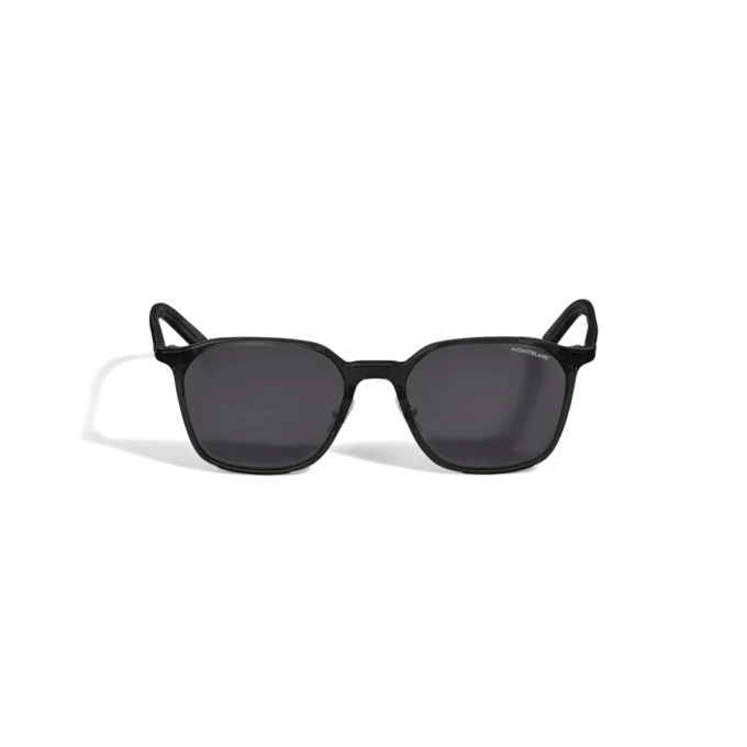 Lunettes de soleil ovales avec monture en acétate noir