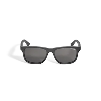 Lunettes de soleil rectangulaires avec monture en acétate noir