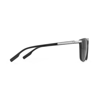 Lunettes de soleil rectangulaires avec monture en acétate noir