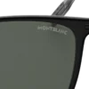 Lunettes de soleil rectangulaires avec monture injectée noire
