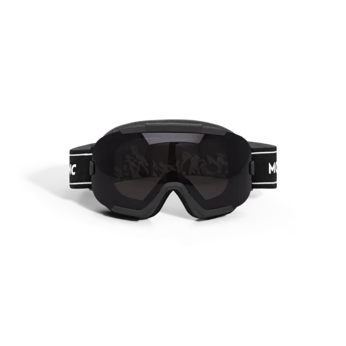 Masque de ski rectangulaire avec monture injectée noire