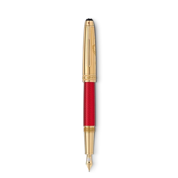 Meisterstück Solitaire Doué Red Hour Classique Stylo plume F Édition spéciale