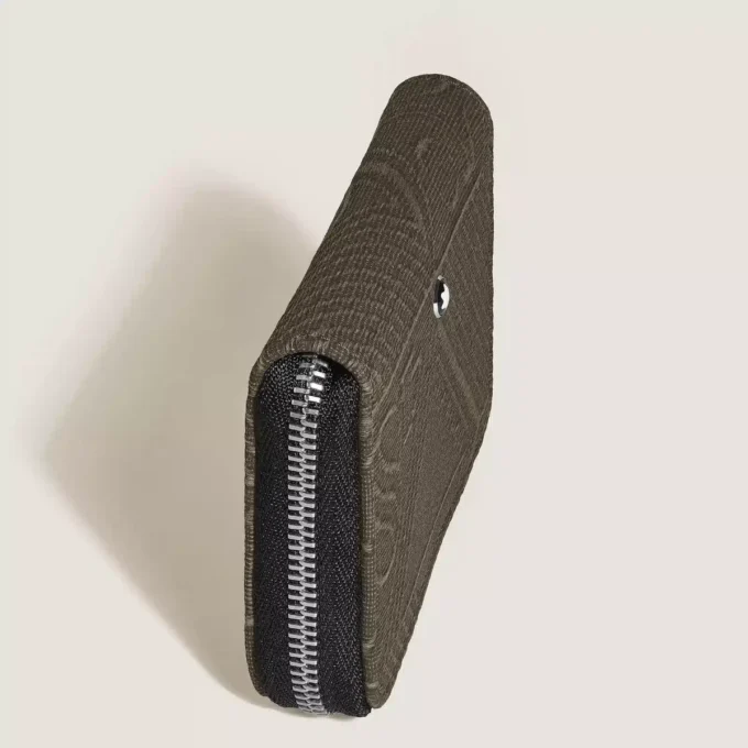 Mini portefeuille 4810 en jacquard 2cc avec fermeture à glissière