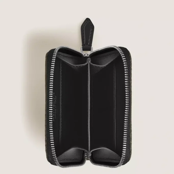 Mini portefeuille 4810 en jacquard 2cc avec fermeture à glissière