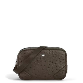 Mini sac à bandoulière imprimé autruche