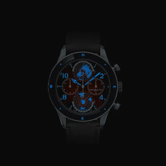 Montblanc 1858 Geosphere Chronograph 0 Oxygen Limited Edition – 290 pièces