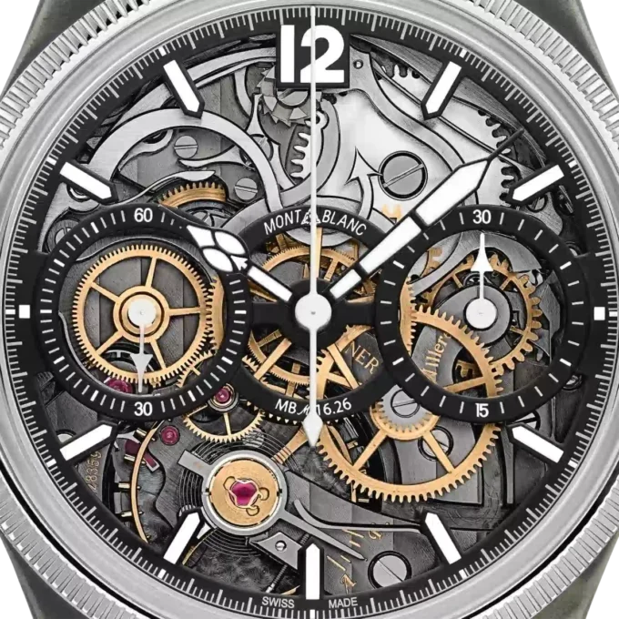 Montblanc 1858 The Unveiled Secret Minerva Monopusher Chronograph Limited Edition – 88 pièces