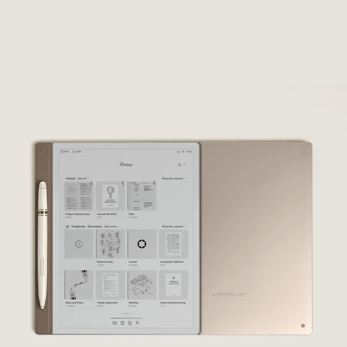 Montblanc Digital Paper couleur Elixir Gold