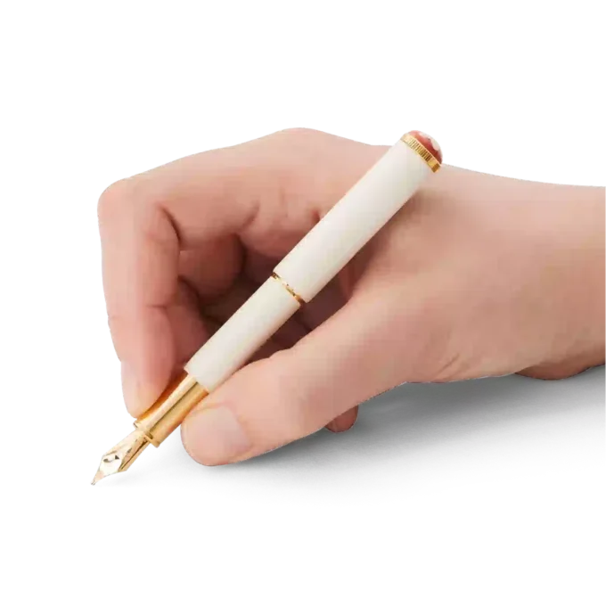 Montblanc Heritage Rouge et Noir « Baby » Édition spéciale Stylo plume couleur ivoire F